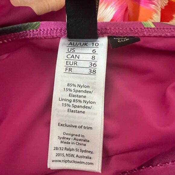 Nip Tuck Multifit Cup Joanne One-Piece Swimsuit- Size 6 - Picture 6 of 7